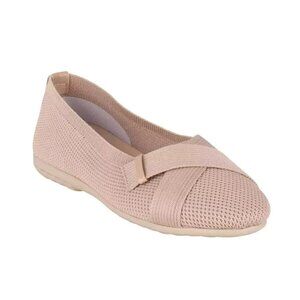 Gloria Vanderbilt Women's Size 8 Debbie Natural Slip-on Ballet Flats Shoes NIB